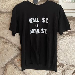 Wall st is war st t shirt